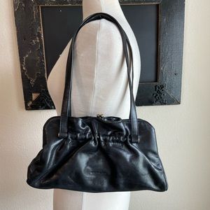 Sereta Stylish Black Leather Purse